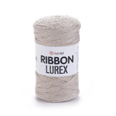 725 Пряжа Ribbon Lurex 250г-110м (бежевий). YarnArt