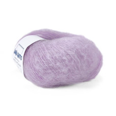 7258 Пряжа Lana Gatto Wool Mohair, 50г - 90м, бузковий, 73% мохер, 27% вовна