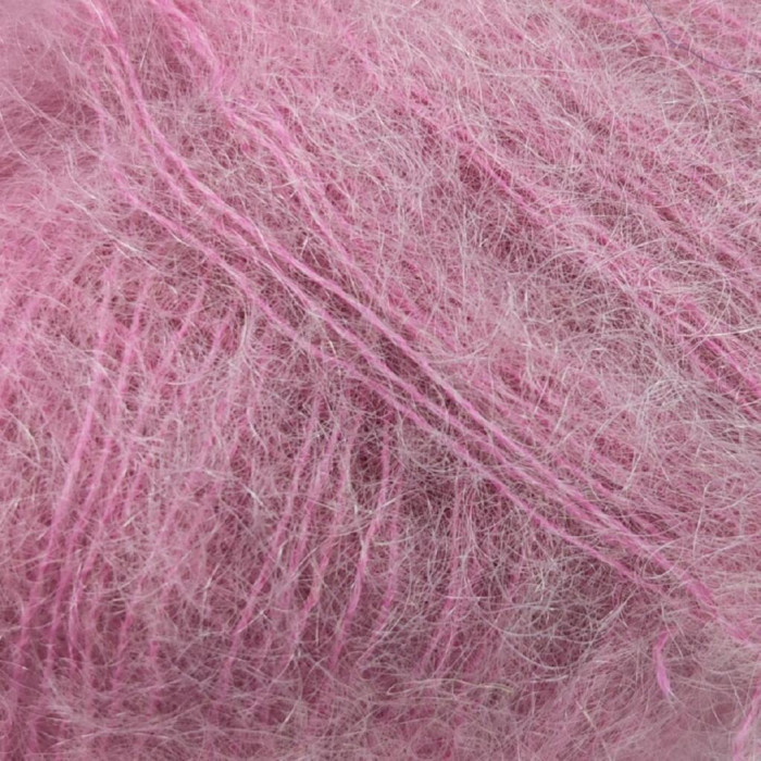 7259 Пряжа Lana Gatto Mohair Royal, 25г - 215м, бліда фуксія, 80% кід мохер, 20% нейлон