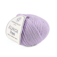 726 Пряжа Campolmi Filati Alpaca Peru, 100г - 200м, бузковий, 100% бебі альпака