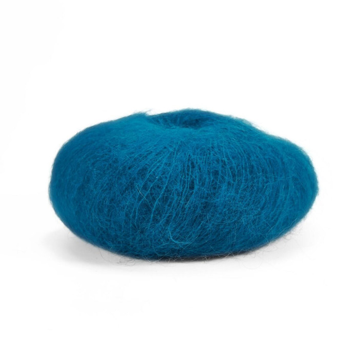 7263 Пряжа Lana Gatto Mohair Royal, 25г - 215м, волошковий, 80% кід мохер, 20% нейлон