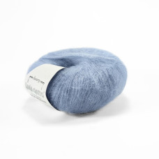 7264 Пряжа Lana Gatto Silk Mohair, 25г - 212м, ліловий, 75% супер кідмохер, 25% шовк