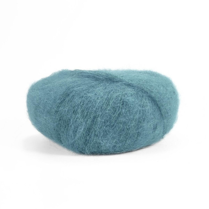 7267 Пряжа Lana Gatto Mohair Royal, 25г - 215м, світло-бірюзовий, 80% кід мохер, 20% нейлон