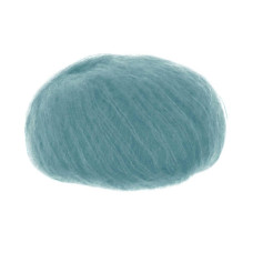 7267 Пряжа Lana Gatto Silk Mohair, 25г - 212м, світло-бірюзовий, 75% супер кідмохер, 25% шовк
