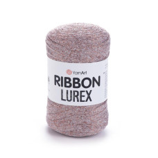 727 Пряжа Ribbon Lurex 250г-110м (рожево-мідний). YarnArt