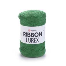 728 Пряжа Ribbon Lurex 250г-110м (зелений). YarnArt