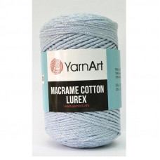 729 Пряжа Macrame Cotton Lurex 250 гр - 205 м (Світло-блакитний) YarnArt
