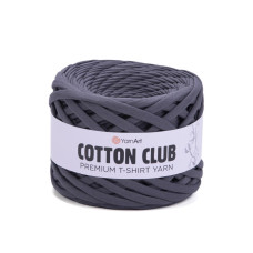 7301 Пряжа Cotton Club  310г-110м (темно-сірий). YarnArt