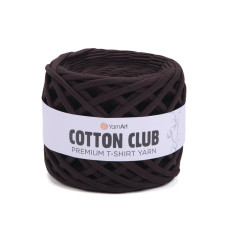 7305 Пряжа Cotton Club  310г-110м (темно-коричневий). YarnArt