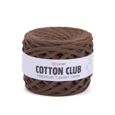 7306 Пряжа Cotton Club  310г-110м (шоколадний). YarnArt
