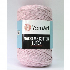 732 Пряжа Macrame Cotton Lurex 250 гр - 205 м (Рожевий) YarnArt