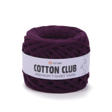 7336 Пряжа Cotton Club  310г-110м (баклажановий ). YarnArt