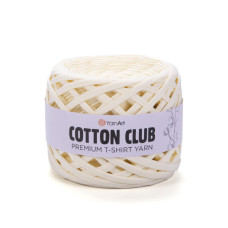 7348 Пряжа Cotton Club  310г-110м (молочний білий). YarnArt