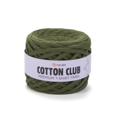 7358 Пряжа Cotton Club  310г-110м (оливковий ). YarnArt