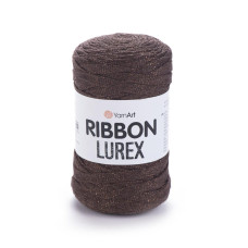 736 Пряжа Ribbon Lurex 250г-110м (шоколадний). YarnArt