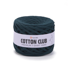 7362 Пряжа Cotton Club  310г-110м (темно-зелений). YarnArt