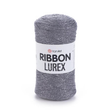 737 Пряжа Ribbon Lurex 250г-110м (срібний). YarnArt
