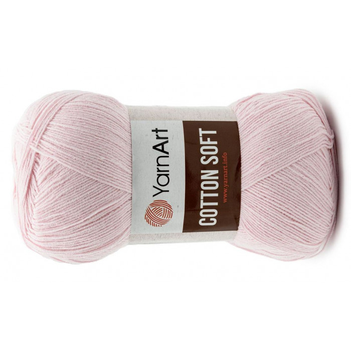 74 Пряжа Cotton Soft 100гр - 600м (Рожевий) YarnArt