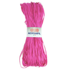 74 Рафія Adriafil Rafia Filato, 50г - 100-150м, фуксія, 100% рослинна целюлоза