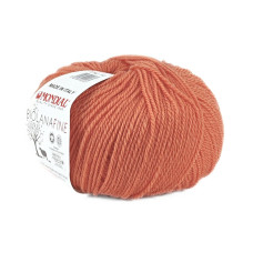 742 Пряжа Mondial BioLanaFine, 50г - 175м, помаранчевий, 100% вовна