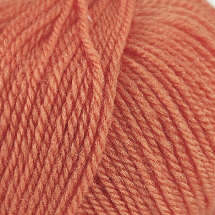 742 Пряжа Mondial BioLanaFine, 50г - 175м, помаранчевий, 100% вовна