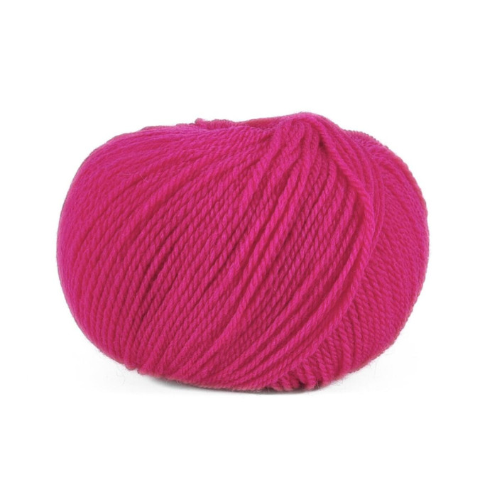 743 Пряжа Mondial BioLanaFine, 50г - 175м, вишня, 100% вовна