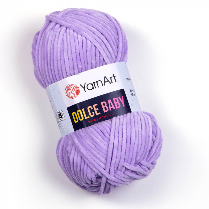 744 Пряжа Dolce Baby 50гр - 85м (світло-фіолетовий). YarnArt