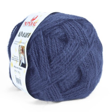 749 Пряжа Mondial Alveare, 200г - 520м, синій, 35% мохер, 65% мікрофібра PC