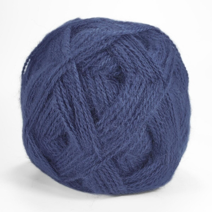 749 Пряжа Mondial Alveare, 200г - 520м, синій, 35% мохер, 65% мікрофібра PC