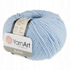 75 Пряжа Jeans 50гр - 160м (Світло-блакитний) YarnArt