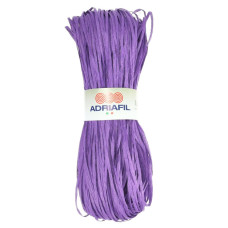 75 Рафія Adriafil Rafia Filato, 50г - 100-150м, фіолетовий, 100% рослинна целюлоза