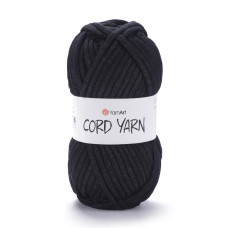750 Пряжа Cord Yarn 250гр - 73м (Чорний) YarnArt
