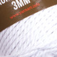 751 Пряжа Macrame Rope 3mm 250гр - 63м (Білий) YarnArt