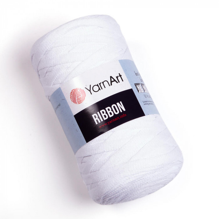 751 Пряжа Ribbon 250гр - 125м (Білий) YarnArt