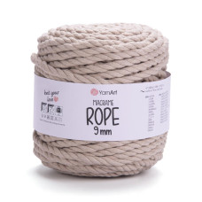 753 Пряжа Macrame Rope 9 mm 1000гр-55м (бежевий). YarnArt