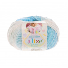 7543 Пряжа Baby Wool Batik 50гр - 175м (різнокольоровий). Alize(Знятий з виробництва)