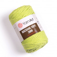 755 Пряжа Macrame Rope 3mm 250гр - 63м (салатовий). YarnArt