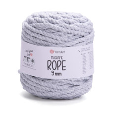 756 Пряжа Macrame Rope 9 mm 1000гр-55м (світло-сірий). YarnArt