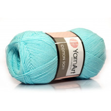 76 Пряжа Cotton Soft 100гр - 600м (Блакитний) YarnArt