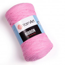 762 Пряжа Ribbon 250гр - 125м (Рожевий) YarnArt