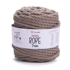 768 Пряжа Macrame Rope 9 mm 1000гр-55м (мокко). YarnArt