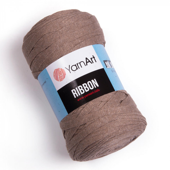 768 Пряжа Ribbon 250гр - 125м (Світло-коричневий) YarnArt