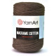 769 Пряжа Macrame Cotton 250 гр - 225 м (Коричневий) YarnArt