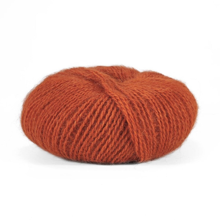 771 Пряжа Mondial Dolce Mohair, 50г - 150м, помаранчевий, 60% кід мохер, 40% акрил