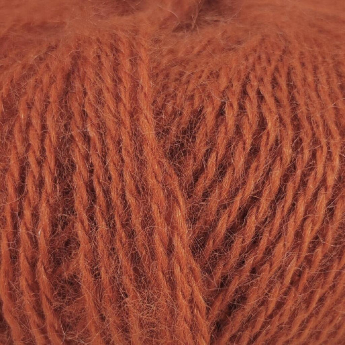 771 Пряжа Mondial Dolce Mohair, 50г - 150м, помаранчевий, 60% кід мохер, 40% акрил