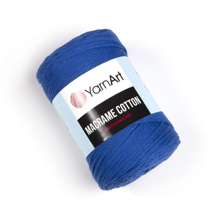 772 Пряжа Macrame Cotton 250 гр - 225 м (Синій) YarnArt
