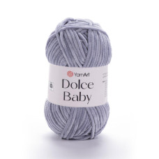 782 Пряжа Dolce Baby 50гр - 85м (сіро-бузковий). YarnArt