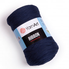 784 Пряжа Ribbon 250гр - 125м (Темно-синій) YarnArt