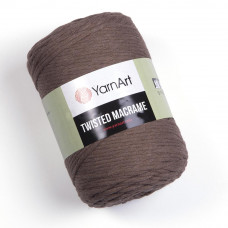 788 Пряжа Twisted Macrame 500гр - 210м (коричневий). Yarnart