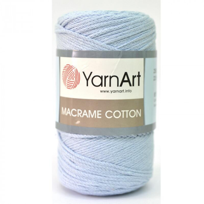 790 Пряжа Macrame Cotton 250 гр - 225 м (Блакитний) YarnArt(Знятий з виробництва)